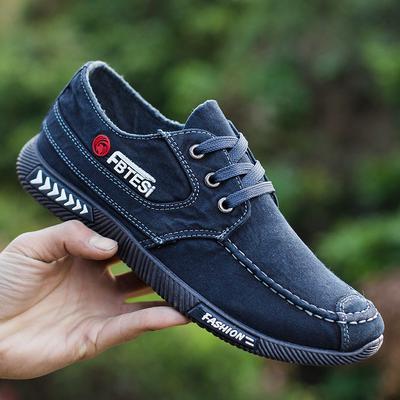 İlkbahar Yaz Kanvas Ayakkabılar Erkek Spor Ayakkabıları Düşük Bilekli Siyah Ayakkabılar Erkek Günlük Ayakkabıları Erkek Marka Moda Klasik hafif jkm89