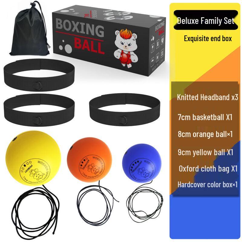 YTYIN Head-Mounted Boxing Speed Reflex Ball Set