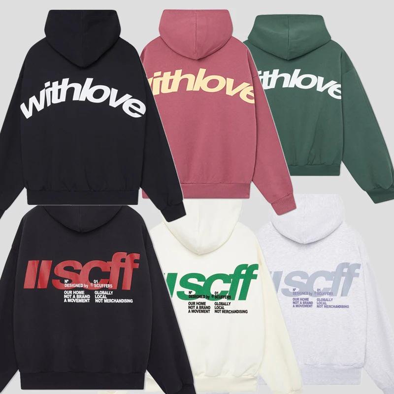 Unisex Trendiger Lockersitzender Amerikanischer Buchstaben Hoodie