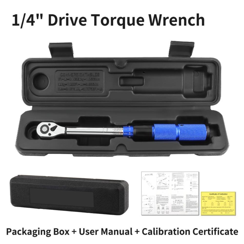 Double-direction Ratchet Bicycle Automotive Tool Ratchet Torque Wrench Set  Cycling Accessories