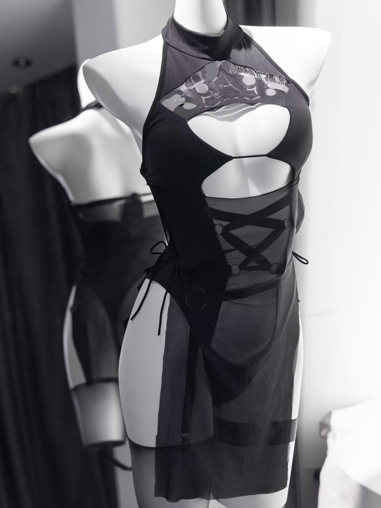 [Pupu Bang Bang Shop] YoRHa No. 2 Type B 2B Lavender Cosplay Costume, Sexy Christmas Halloween Costume (Weight 62.5-80kg), LL/LLL