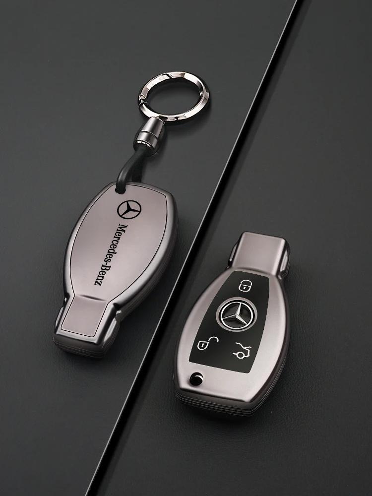 RPO5   TPU Car Key Case Cover Shell Fob For Mercedes Benz A B C E Class GLS GLA GLK GLC CLS CLA AMG W204 W205 W212 W463 W176 Keychain