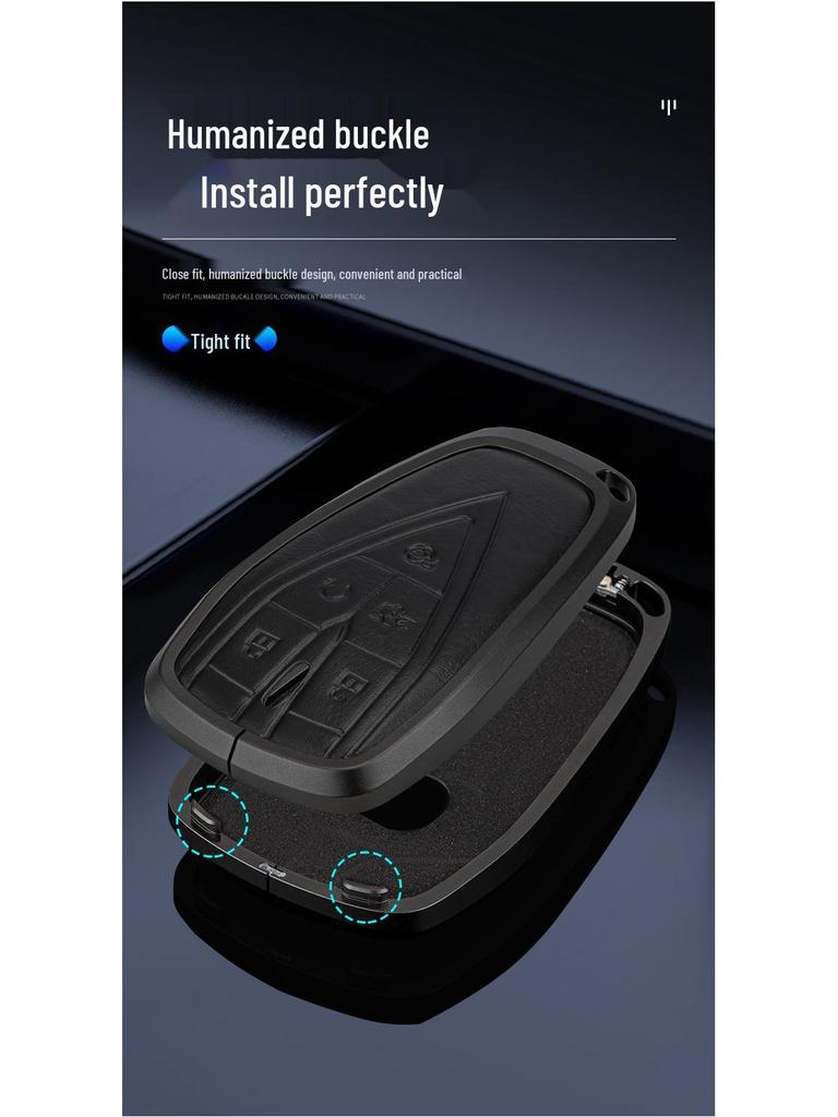 Changan Car Key Cover for Third Gen CS75 Plus, Yidong Plus, CS55, and CS35 Plus