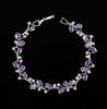 Korean Fashion 18K White Gold Plated Zircon Bracelet for Women