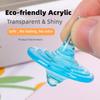 Children's Acrylic Spinning Top Gem Toy, Colorful, Durable, Shiny Crystal Top, Suitable for Boys and Girls at Home, Parties, School, Preschool, Play,