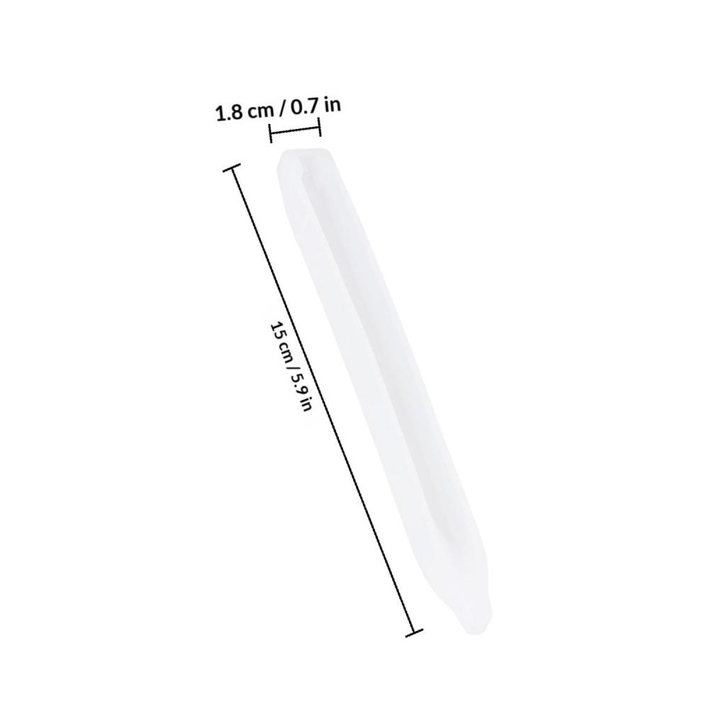 1Pcs Sturdy Silicone Ballpoint Pen Mold DIY Resin Epoxy Pen Making Mold Creative Shape for Crafters Home Workshop Studio Smooth