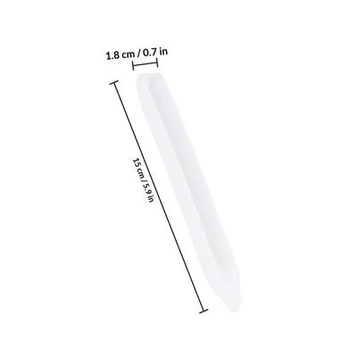 1Pcs Sturdy Silicone Ballpoint Pen Mold DIY Resin Epoxy Pen Making Mold Creative Shape for Crafters Home Workshop Studio Smooth
