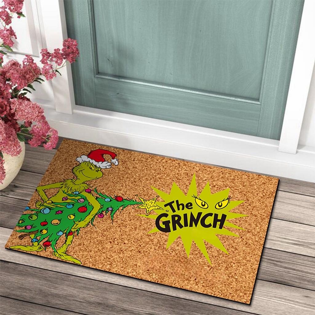 Christmas Door Mat Outdoor Welcome Mat For Front Door, Entryway Christmas Carpet, 23.7X 15.9 Inch Funny Door Mats , - Rug Decorations For Home