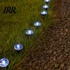 Decorative Solar Outdoor Lights 15 Pcs Mini Ground LED Flat Landscape Lighting Waterproof Small Walkway Garden with Auto On/Off for Pathway Yard
