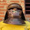 Helmet , Fantasy SCA LARP Helmet, Anime Cosplay Helmet Sengoku Bashara, Medieval Samurai Helmet