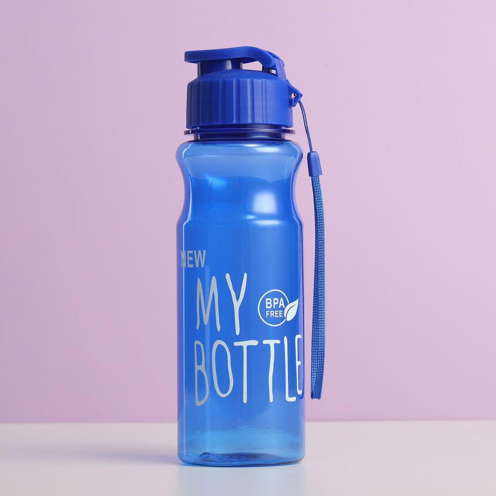 650ML Water Bottle Female Girls Water Cup BPA Free Portable Leak-proof Shaker Bottle Plastic Drinkware Milk Juice Simple Cup