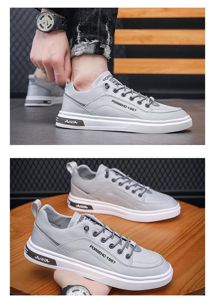 Men's Korean Style Canvas Shoes - Summer Breathable White Versatile Casual Sneakers