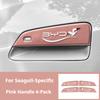 For BYD Seagull Car Door Handle Anti Scratch Sticker Cartoon Bumper Strip PVC Car Handle Stickers Wear-resistant Accessories