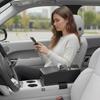 Car Armrest Organizer Ergonomic Cover Cushion Car Arm Rest Organizer Cup Holder For Automotive Interior Phone Accessories