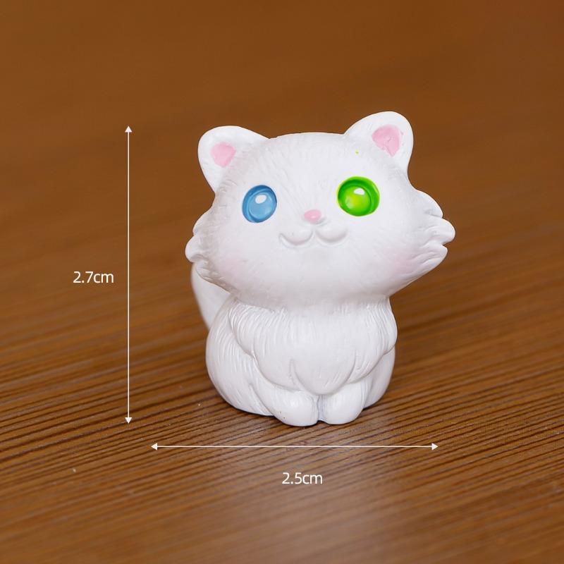 Micro-landscape Decorative Items Resin Handicrafts Desktop Small Ornaments Cartoon Cute Dolls Car Cat Ornaments