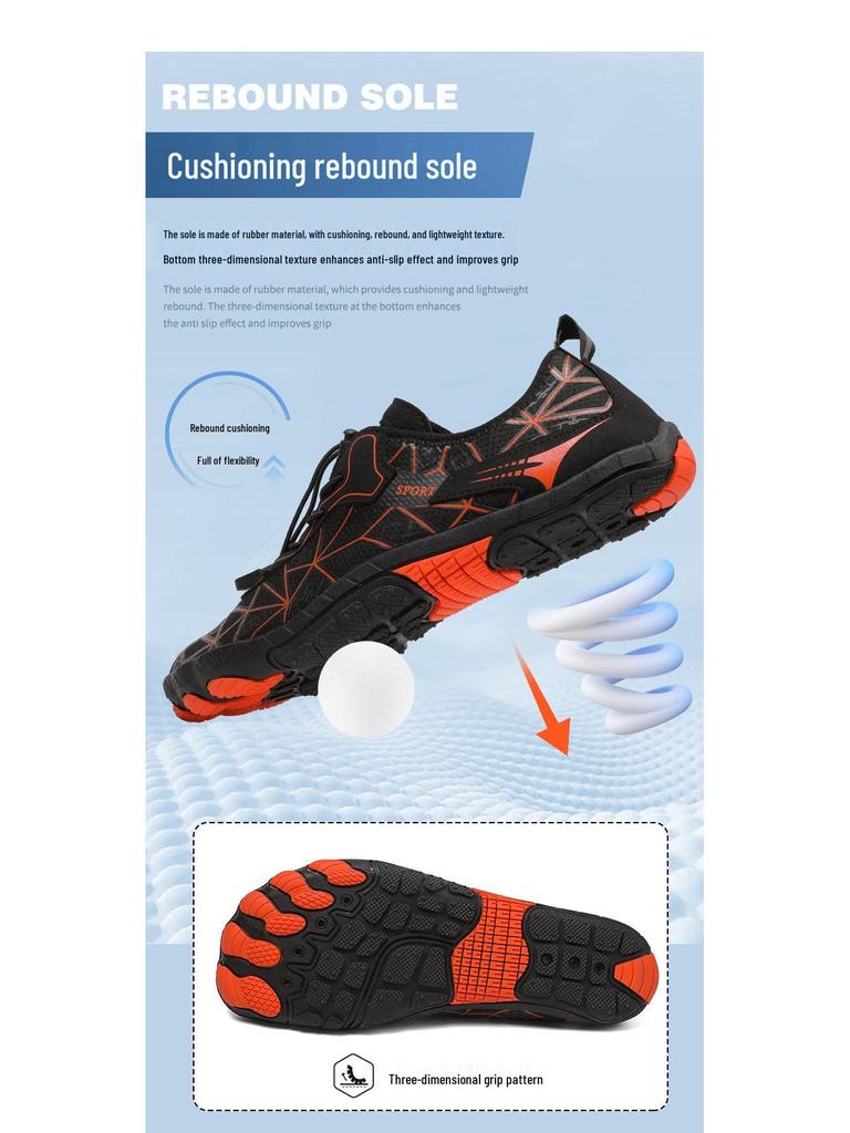 Neue Fünf-Finger-Outdoor-Schuhe zum Wandern, Waten, Klettern & für Strandaktivitäten - Rutschfest, Schnelltrocknend & Atmungsaktiv