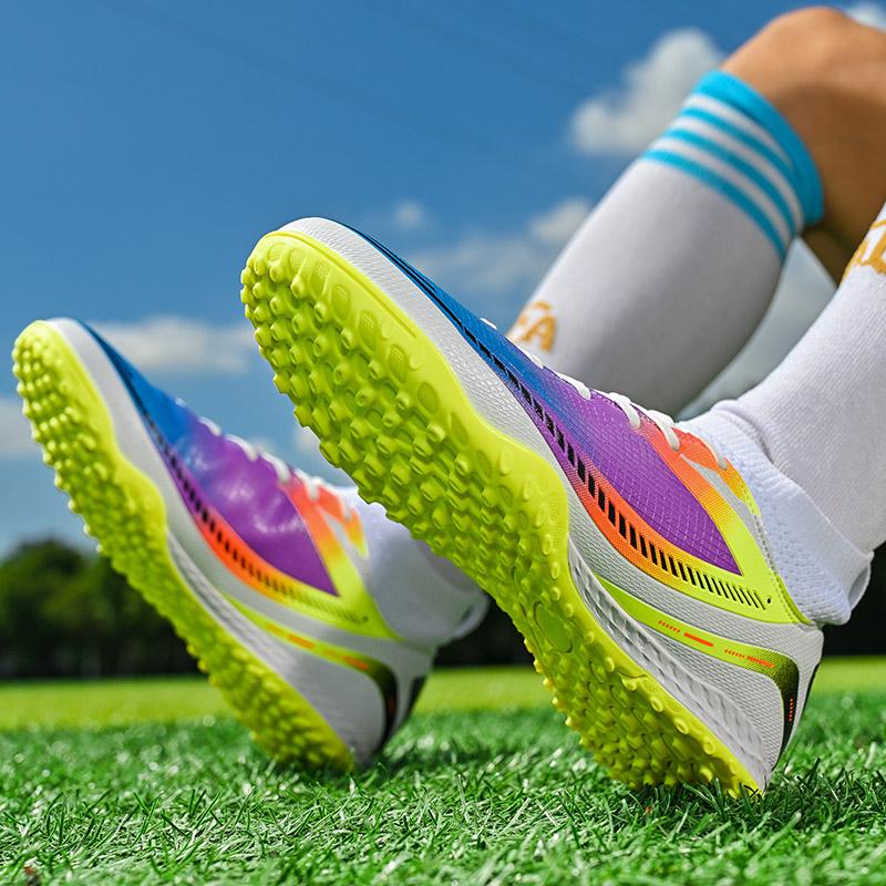 Unisex Soccer Shoes Outdoor/Indoor Boys Girls Football Boot Professional Futsal Football Training Sneakers