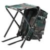 Portable Foldable Fishing Chair Stool Camping Backpack Oudoor Travel Shoulder Sport Tackle Bag Accessories 16.54''X12.6''