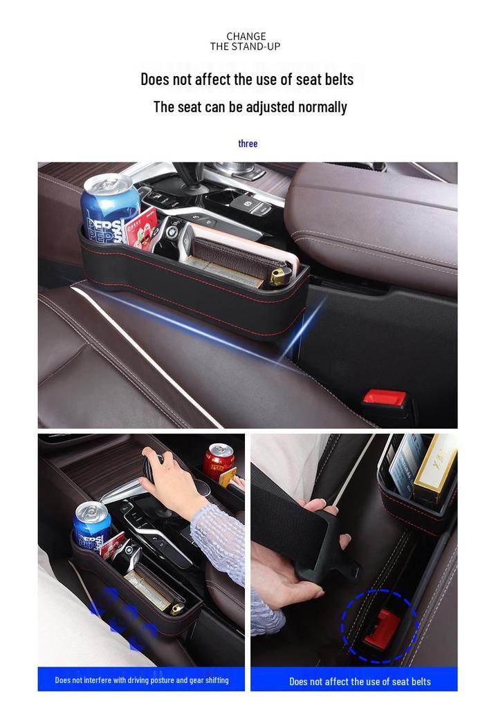 Multi-functional Car Seat Gap Storage Box - Interior Accessories Organizer