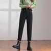 High-Waisted Women's Loose Straight Jeans - Elastic Slimming Harem Style (Spring/Autumn 2021)