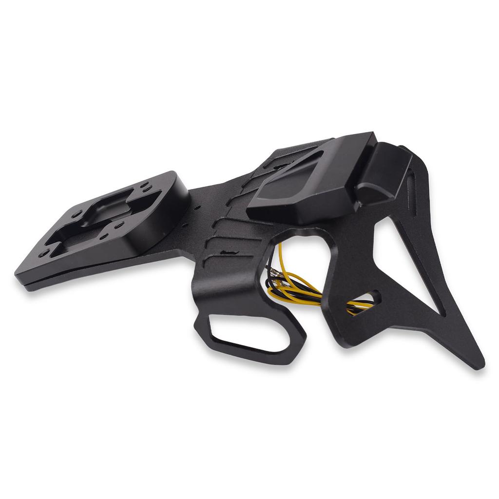 LEDISHUN Fender Eliminator Kit (Black) with License Plate Holder for Kawasaki Ninja ZX-6R 8BL-ZX636J (2024~)