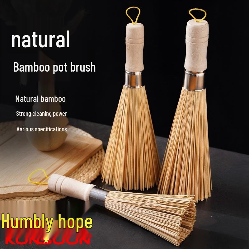 Natural Bamboo Pot Cleaning Brush