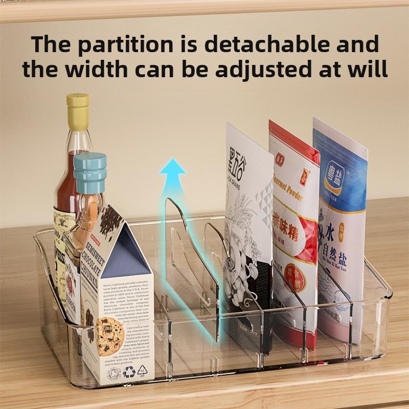 Seasoning Storage Box, Household Kitchen, Multi-compartment Integrated, Detachable Seasoning Rack, Storage Rack
