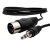 3.5mm To DIN7Cable DIN7P Male To 3.5mm Male Audios Cable for High Fidelitys Sound Transmission for DIN7 Stereo Equipment