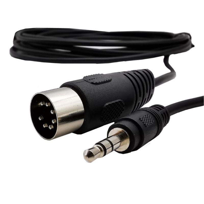 3.5mm To DIN7Cable DIN7P Male To 3.5mm Male Audios Cable for High Fidelitys Sound Transmission for DIN7 Stereo Equipment