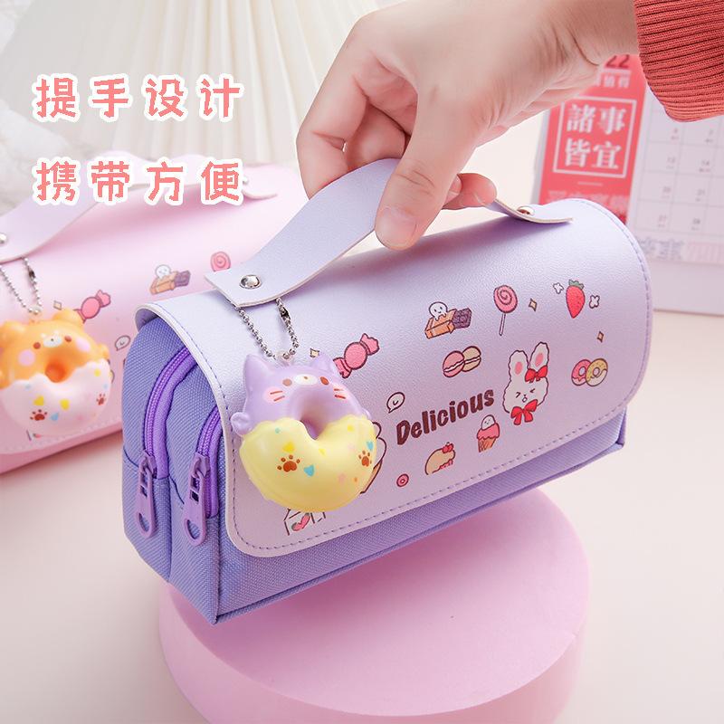 Pencil case Pencil case Pencil case Cute student Multifunctional large capacity Men and women