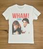 VTG 1984 WHAM George Michael Andrew Ridgeley Shirt White Unisex S-5XL Unisex T-Shirt