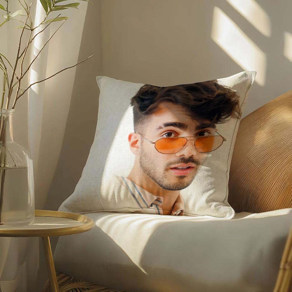 Celebrityfedev-Vigevani Kissenbezug Kissenhülle, beidseitig bedruckt, Sofakissen, Schlafzimmer Kopfteil