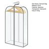 Hanging Garment Bag Dustproof Clothes Bag Clear Suit Bag with Side Zipper Dress Bag with 10" Gussets for Closet Storage Moving Organization