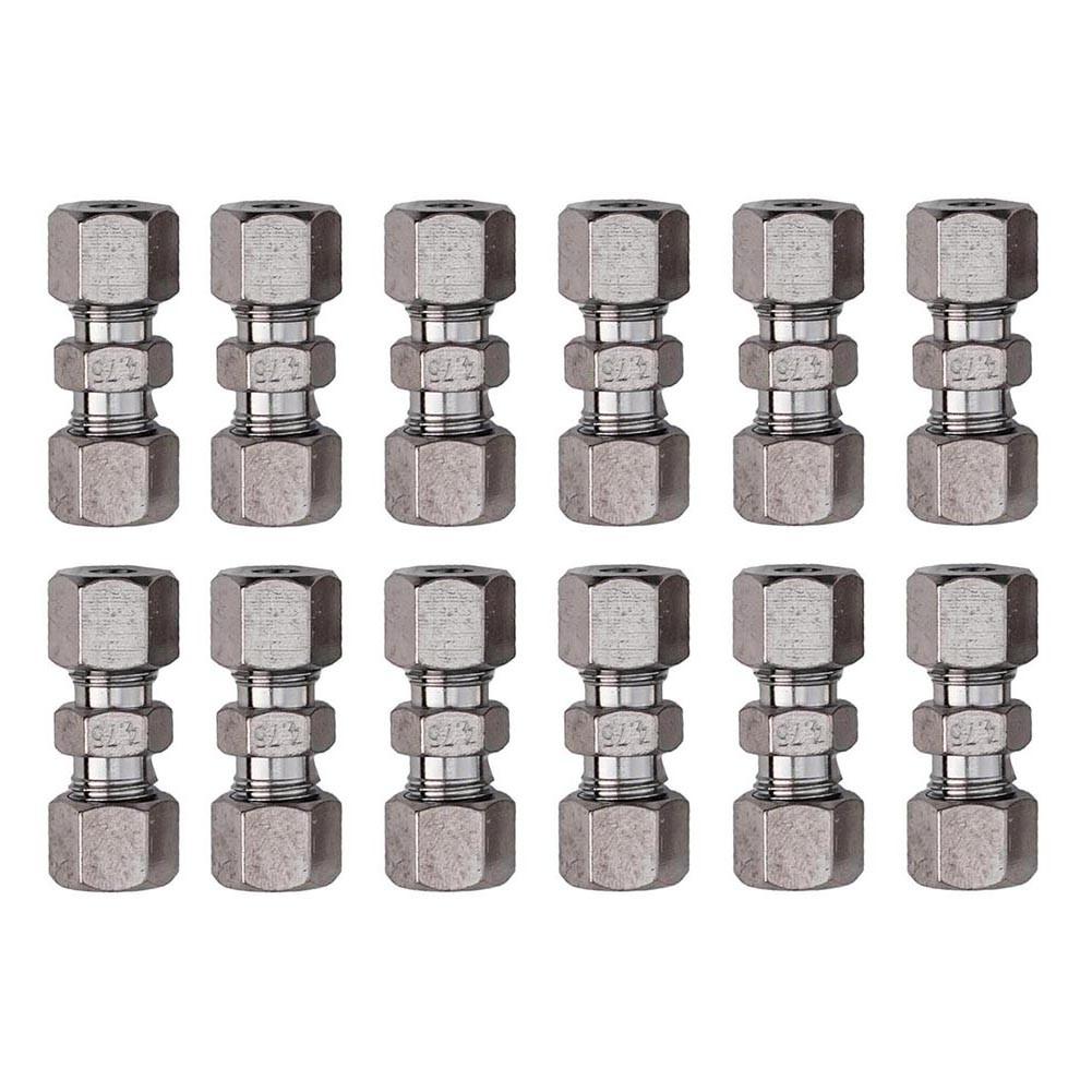 Complete Kit of 12 Brake Line Connectors Compatible with For 4 75mm Pipes