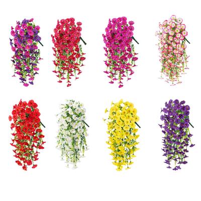 Artificial Hanging Plants Never Withering Fake Wall Hanging Plants for Porch Shopping Malls Restaurant Patio Housewarming