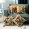 New Thanksgiving Autumn Cushion Pumpkin Maple Leaf Letter Print Sofa Cushion Cover Cushion Decoration