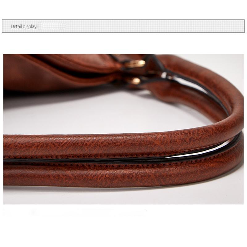 Fashion Women's Soft Leather Large-capacity Shoulder Handbags Hobo Bags Tote Bag