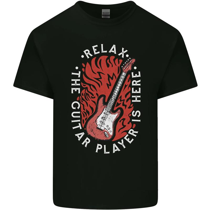 

Hier Kommt Die Gitarre Player Gitarrist Herren Baumwolle Maglietta T-Shirt - Men s Summer Cotton Graphic Tee S разноцветный
