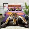Tiger Fat Quilt Bedding Three-piece Set Digital Printing Bedding Home Textile Quilt Kit