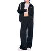 MLB New York Yankees Letter Collar Loose Shoulder Casual Jacket Unisex Jacket Black 3ATRB0434-50BKS