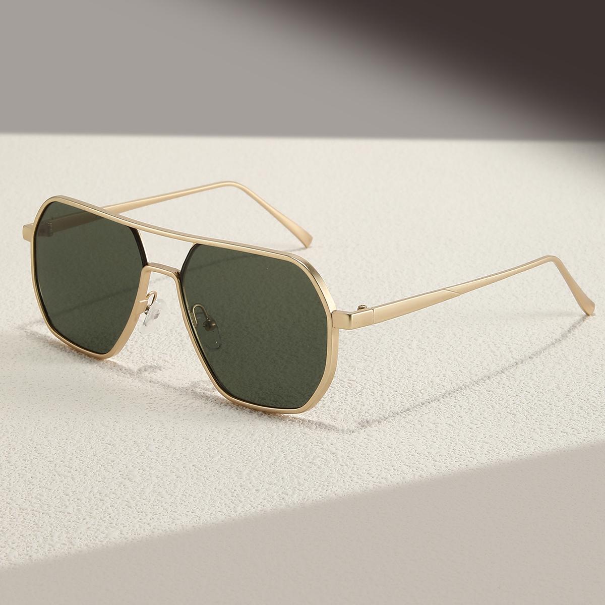 

1 пара повседневных мужских модных солнцезащитных очков на одной кнопке, очки для вождения на открытом воздухе с защитой от УФ-лучей, очки-хамелеоны, лето