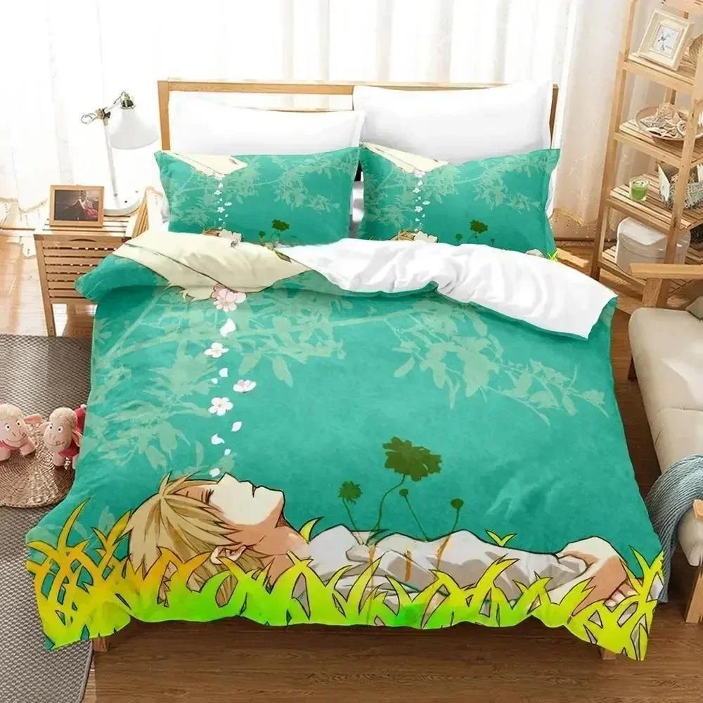 New Natsume's Book of Friends Bedding Set Single Twin Full Queen King Size Bed Set Adult Kid Bedroom Duvet cover Sets  Bed