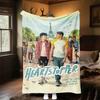 1pc Love Heartstopper Theme Design Flannel Blanket Soft Warm , All-Season Lightweight Throw for Camping Travel Bed, Gift for Christmas, -26