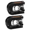1 Pair Aluminum, Bike   Pedals Foldable   Pedals Alloy Folding and Spare Parts Outdoor Cycling Accessory