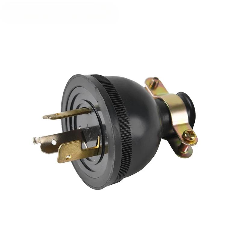 Xeon high quality 30A 250V USA 3 pins Plug Socket Industry Power Wired Lock Connector Generator Accessories