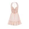 Women Casual Sexy Suspender Skirt Girly Waist Hollow Lace Dress