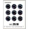 2" 52mm 12v/24v Universal Car Auto 40-120 Celsius Digital Water Temperature Gauge Racing Water Temp Meter  With Sensor