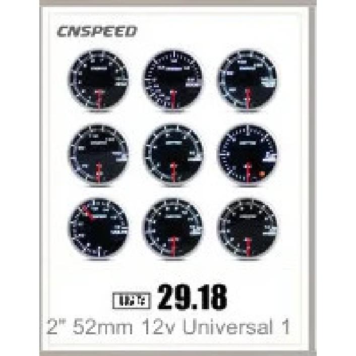 2" 52mm 12v/24v Universal Car Auto 40-120 Celsius Digital Water Temperature Gauge Racing Water Temp Meter With Sensor