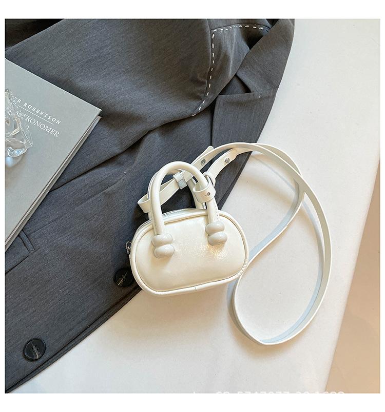 

Niche design bowling bag women s bag 2025 new high-end foreign style hand carry small square bag shoulder messenger bag белый