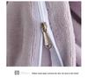 G5Z2025 Autumn/Winter Milk Velvet 4-Piece Solid Color Luxury Carved Bedding Set with Fitted Sheet.